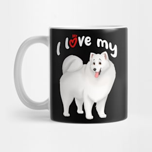 I Love My Samoyed Dog Mug